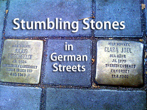 Scene4 Magazine - Stumbling Stones in German Streets - Renate Stendhal