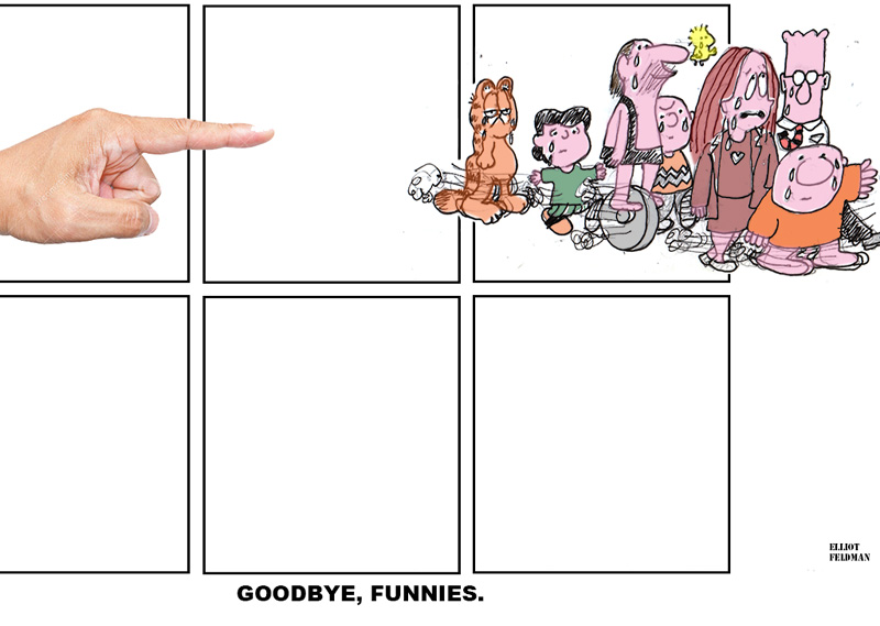 Goodbye, Funnies | Elliot Feldman - Scene4 Magazine - September 2015 www.scene4.com
