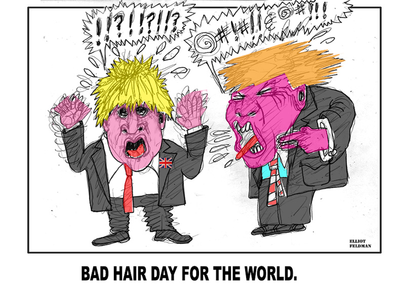 BAD HAIR DAY FOR THE WORLD | Elliot Feldman | Scene4 Magazine | August 2016 | www.scene4.com