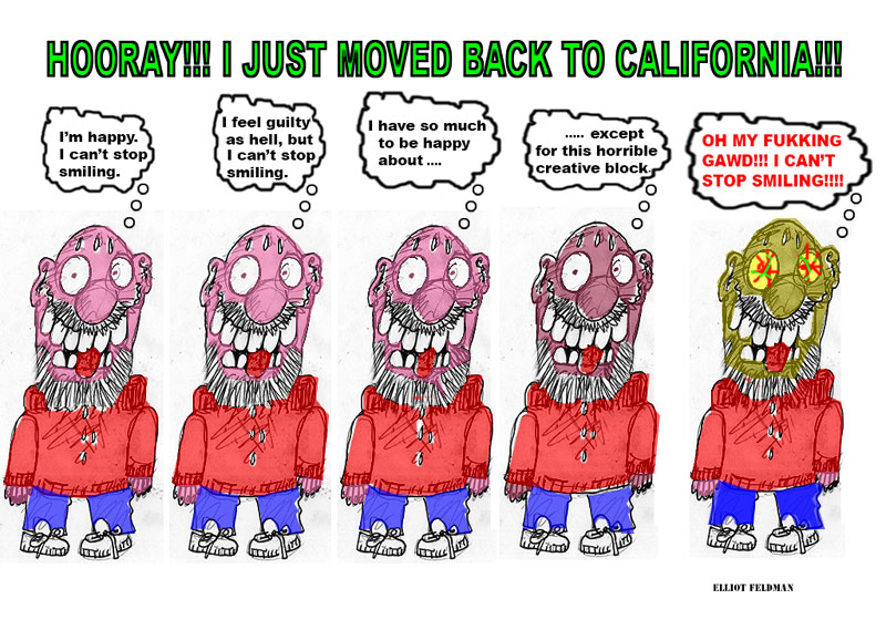 HOORAY! I Just Moved Back to California | Elliot Feldman | Scene4 Magazine | July 2016 | www.scene4.com