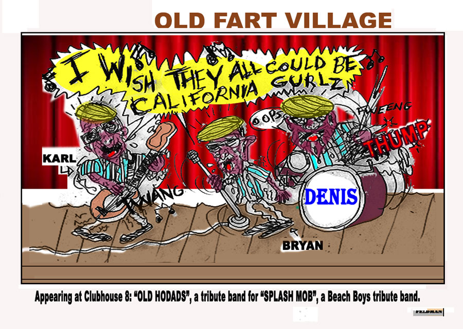 Cartoon: Hey! California Gurlz! | Elliot Feldman | Scene4 Magazine | October 2019 | www.scene4.com