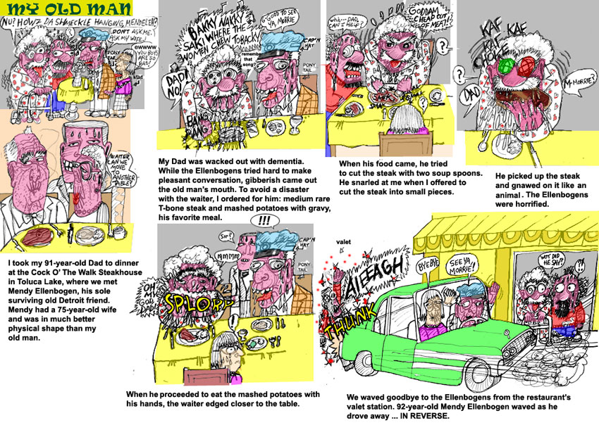 Scene4 Magazine: Comics - "My Old Man - Bakky, Nakky, Saki" Elliot Feldman December 2011 www.scene4.com