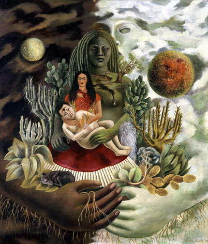 Kahlo_The-Love-Embrace_1949