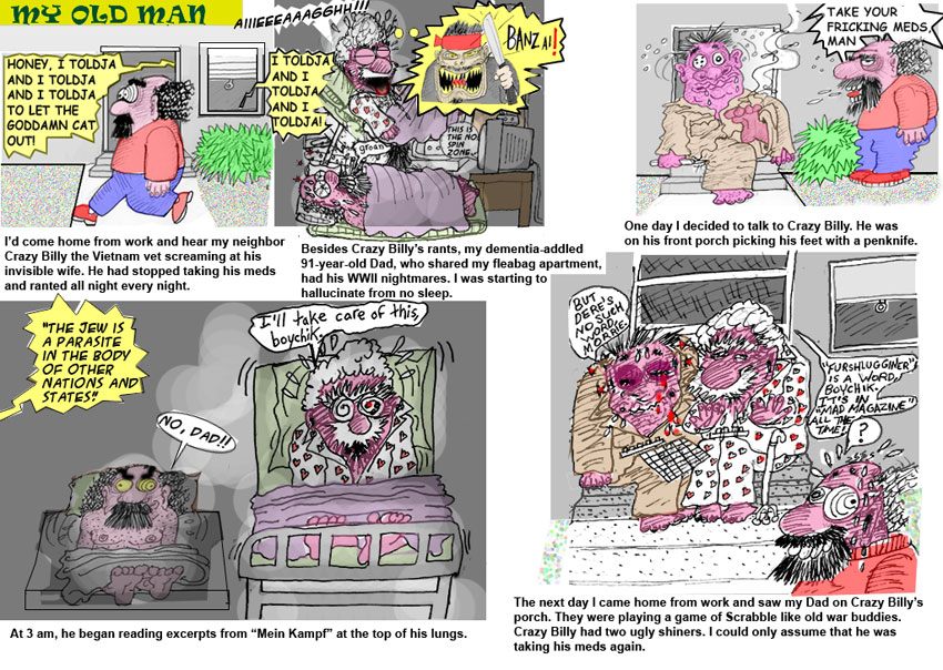 Scene4 Magazine: Comics - "My Old Man - Furshlugginer" | Elliot Feldman | June 2012 | www.scene4.com