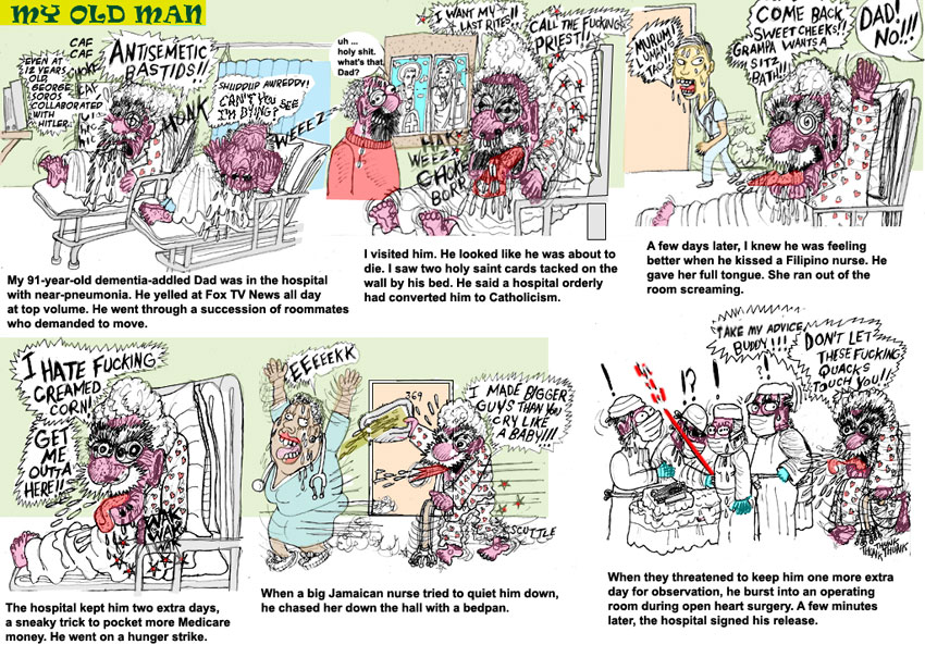 Scene4 Magazine: Comics - "My Old Man - Last Rites" Elliot Feldman October 2011 www.scene4.com