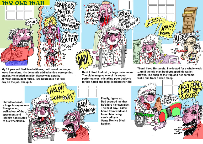 Scene4 Magazine: Comics - "My Old Man - Carry On Nurse" | Elliot Feldman | September 2012 | www.scene4.com